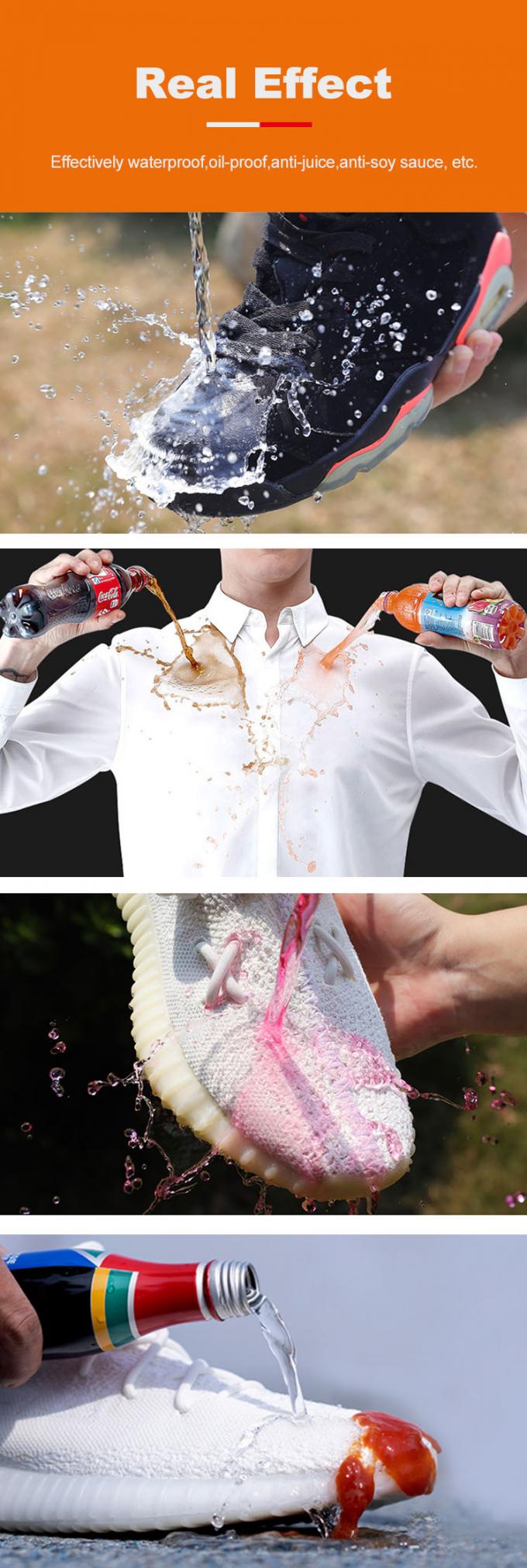 200ML Sıvı Kumaş Aeropak Su Geçirmez Sprey ISO9001 REACH 2