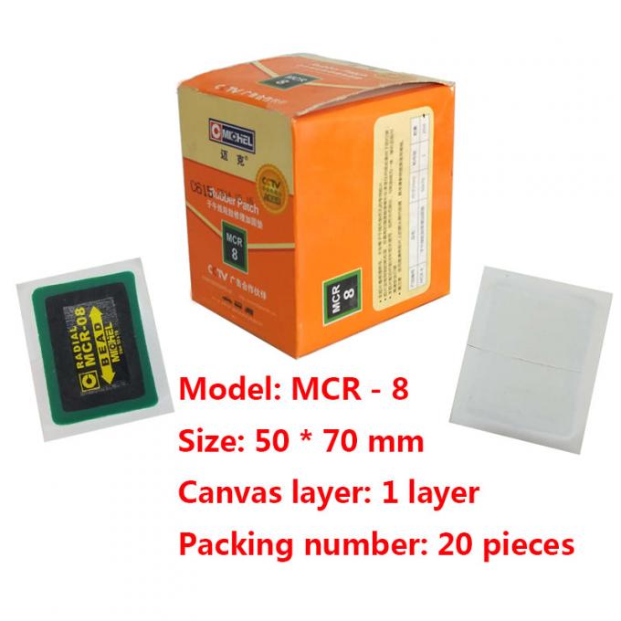 Michel 50&times;70mm G&uuml;&ccedil;lendirilmiş Soğuk Lastik Yama Kau&ccedil;uk ISO9001 0