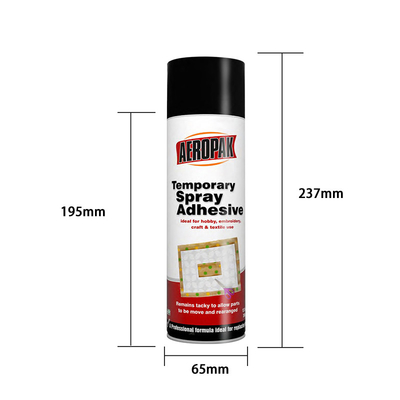 Aeropak 500ml Temporary Adhesive Spray For Embroidery OEM / ODM