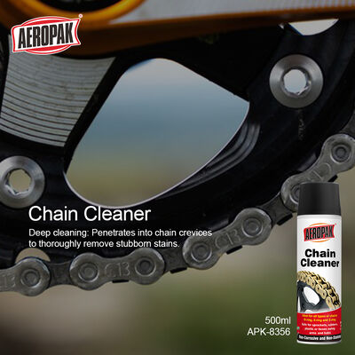 Aeropak 500ml Biodegradable Aerosol Bicycle Chain Cleaner & Degreaser Spray Effective for All Types of Bike