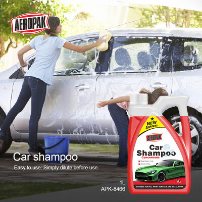 Aeropak 1000ml Professional High Foaming & Ceramic Coating Safe Lemon Fragrance Car Shampoo with Wax Plastic Bottle
