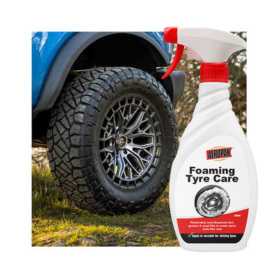 Aeropak 500ml Tire Cleaner Spray & Foam-Shine Tire & Wheel Cleaner Plastic Bottle