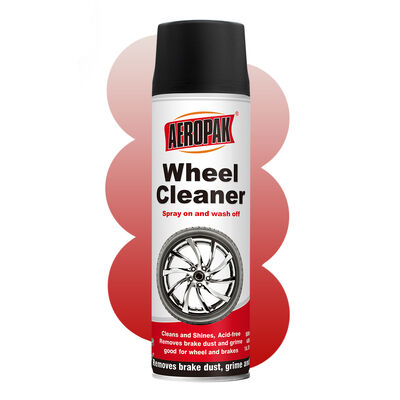 AEROPAK 500ml Wheel Tire Cleaner Liquid Brake Cleaning Spray Multi-Use for Car Care Quickly Clean Dry Unscented 3-Year