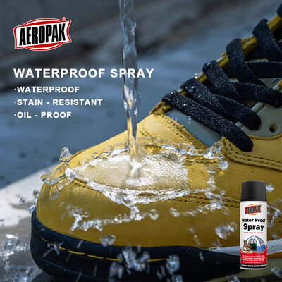 Aeropak Aerosol Spray 120g Tinplate Waterproof Water Repellent Liquid Coating for Clothes Shoes Leather Fabric 3-Year Expiration