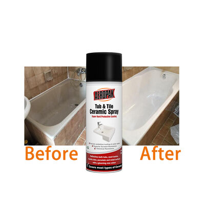 Aeropak 400ml Waterproof White Tub and Tile Refinishing Ceramic Paint Spray