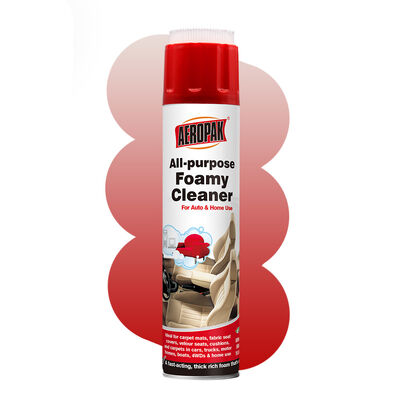 AEROPAK Universal Car Shampoo Lemon Fragrance 650ml Araç içi ve ev temizliği için