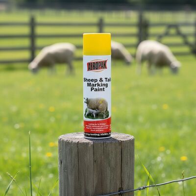 Profesyonel 500ml Hayvancılık Tarım Estrous Marker Spray Paint Toptan Özel Etiket Isı Algılama Kuyruk İşaretleme Premium